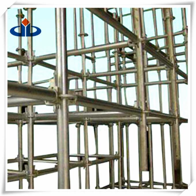Q345 48mm鋼鉄リング システム足場の元帳の建築材容易なアセンブリ
